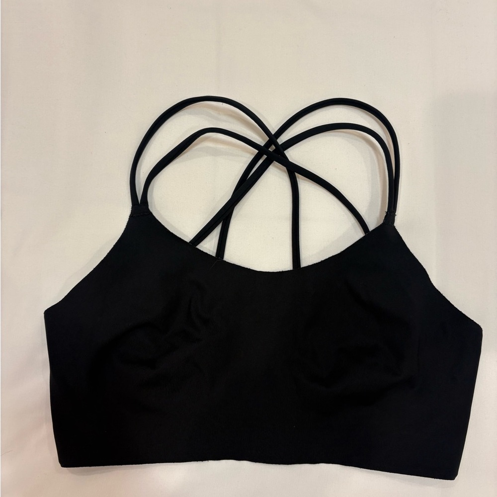 Black Strappy Women's Bralette